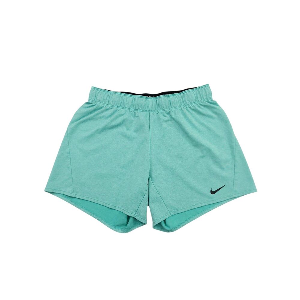Nike Dri-FIT Performance Shorts Womens Medium Green Athletic Gym Running